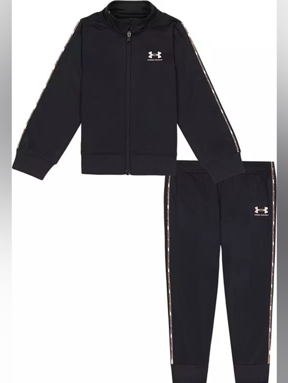 Under Armour Kids Zip Track Suit with Logo Tape